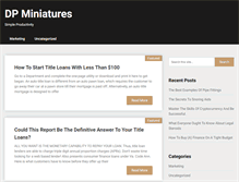 Tablet Screenshot of dpminiatures.com